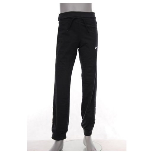 Nike, Spodenki dziewczęce, N40 J Cuff Pant, rozmiar 128/140 - Spodnie, spódnice, sukienki - 2 sztuka 70% taniej! smyk-com czarny Spodnie