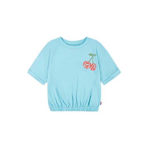 Levi&apos;s Kids Koszulka w kolorze turkusowym ze sklepu Limango Polska w kategorii Bluzki dziewczęce - zdjęcie 164347861