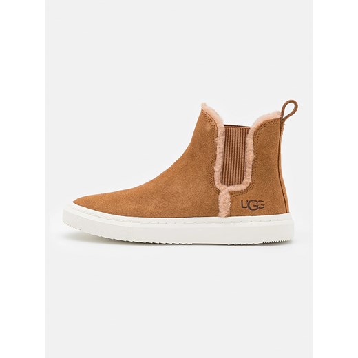 UGG Skórzane sztyblety "W ALAMEDA CHELSEA" w kolorze jasnobrązowym 41 wyprzedaż Limango Polska