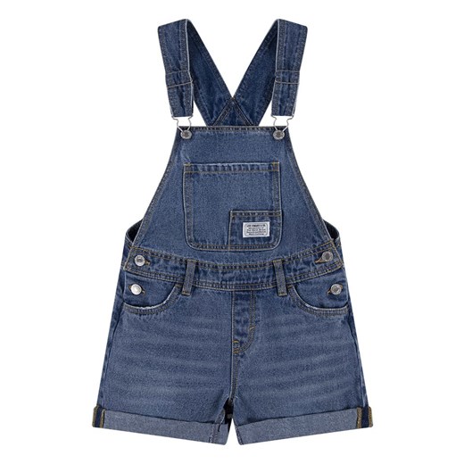 Levi&apos;s Kids Ogrodniczki dżinsowe w kolorze niebieskim ze sklepu Limango Polska w kategorii Spodenki dziewczęce - zdjęcie 164350963