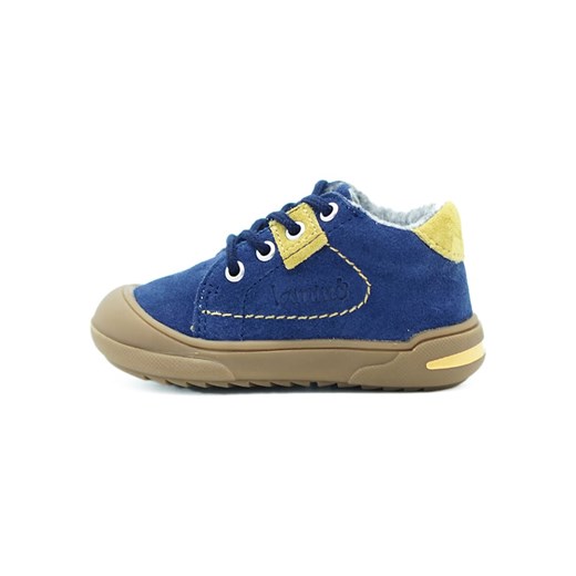 lamino Skórzane sneakersy w kolorze niebieskim ze sklepu Limango Polska w kategorii Półbuty dziecięce - zdjęcie 164352741