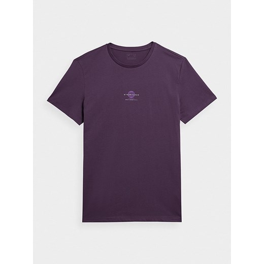 4F Koszulka w kolorze fioletowym ze sklepu Limango Polska w kategorii T-shirty męskie - zdjęcie 164354281
