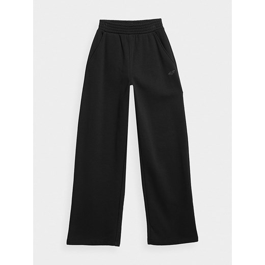 4F Spodnie dresowe w kolorze czarnym ze sklepu Limango Polska w kategorii Spodnie dziewczęce - zdjęcie 164354391