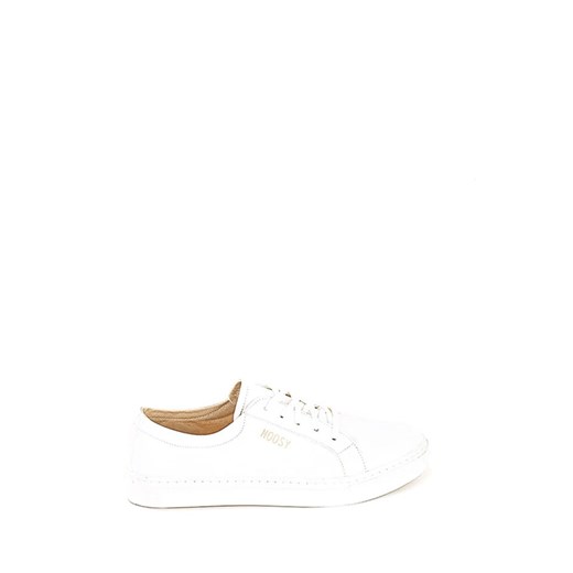 Noosy Skórzane sneakersy w kolorze białym Noosy 40 promocja Limango Polska