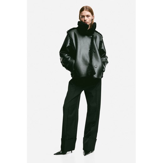 H & M - Dwustronna kurtka - Czarny H & M XL H&M