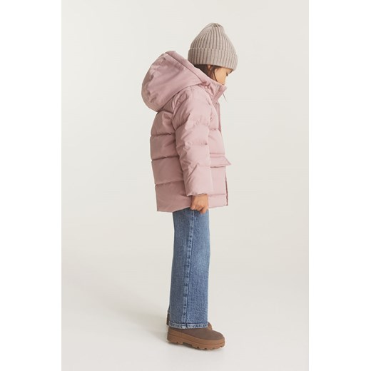 H & M - Kurtka puchowa - Różowy H & M 104 (3-4Y) H&M