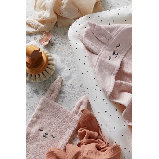 H & M - Ręcznik kąpielowy z kapturem - Różowy H & M uniwersalny H&M