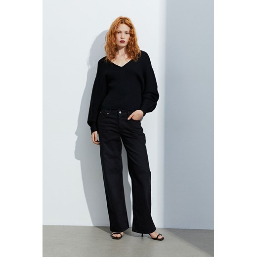 H & M - Wide Regular Jeans - Szary H & M 50 H&M