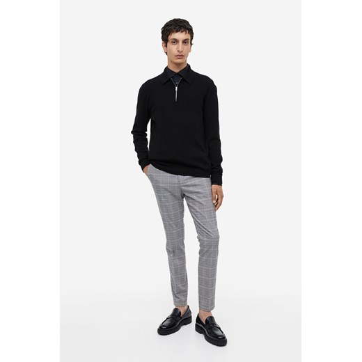H & M - Spodnie garniturowe Skinny Fit - Szary H & M 46 H&M