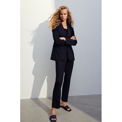 H & M - Jednorzędowa marynarka - Czarny H & M XL H&M