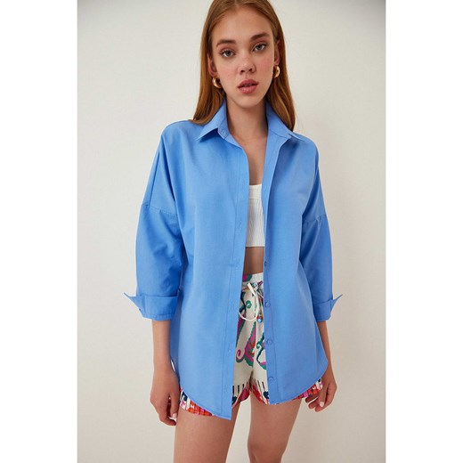 Hapiness Istanbul Koszula w kolorze błękitnym ze sklepu Limango Polska w kategorii Koszule damskie - zdjęcie 164372184
