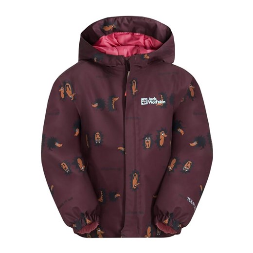 Jack Wolfskin Kurtka zimowa &quot;Gleely&quot; w kolorze ciemnofioletowym ze sklepu Limango Polska w kategorii Kurtki dziewczęce - zdjęcie 164372391