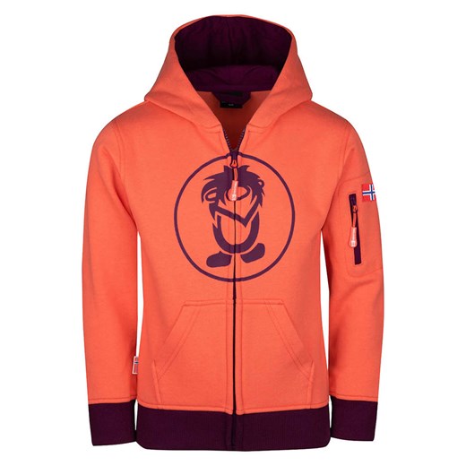 Trollkids Bluza &quot;Sortland&quot; w kolorze fioletowo-pomarańczowym ze sklepu Limango Polska w kategorii Bluzy chłopięce - zdjęcie 164375944