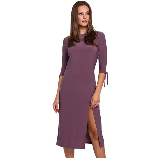 Makover Sukienka w kolorze ciemnofioletowym ze sklepu Limango Polska w kategorii Sukienki - zdjęcie 164376274