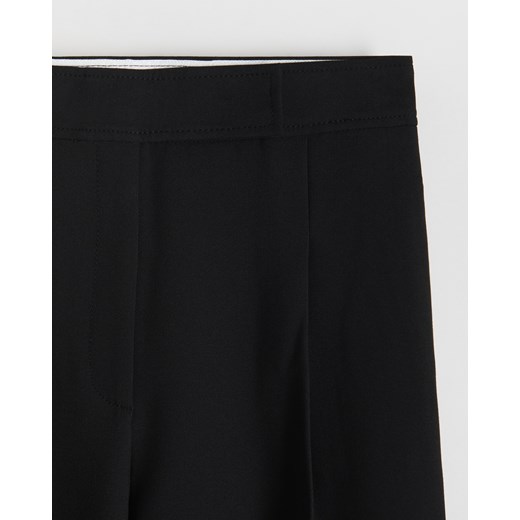 Reserved - Spodnie z szerokimi nagawkami - czarny Reserved XL Reserved