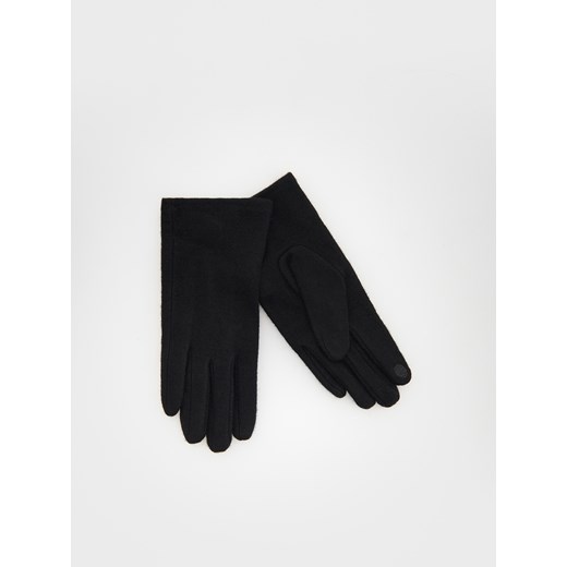 Reserved - Wełniane rękawiczki - czarny Reserved S Reserved