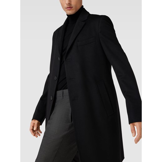 Krótki płaszcz z mieszanki żywej wełny i kaszmiru model ‘Hyde’ 48 Peek&Cloppenburg 
