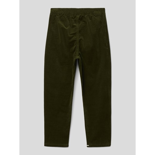 Spodnie materiałowe z drobnego sztruksu z elastycznym pasem model ‘BEN’ Name It 110 okazyjna cena Peek&Cloppenburg 