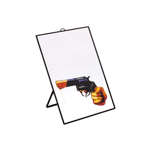 Seletti lustro ścienne Revolver 22,5 x 29,5 cm ze sklepu ANSWEAR.com w kategorii Lustra - zdjęcie 164414194