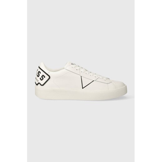 Guess sneakersy PARMA LOGO kolor biały FM8PBL LEA12 ze sklepu ANSWEAR.com w kategorii Trampki męskie - zdjęcie 164415334