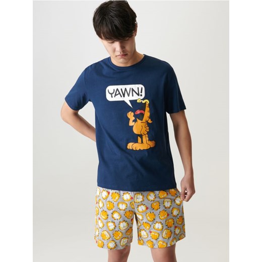 Sinsay - Piżama Garfield - granatowy Sinsay L okazyjna cena Sinsay