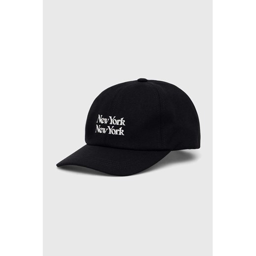Corridor czapka z daszkiem New York New York Cap kolor czarny z aplikacją HT0077-BLK ze sklepu PRM w kategorii Czapki z daszkiem damskie - zdjęcie 164416483