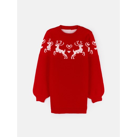 Sweter damski Gate czerwony 