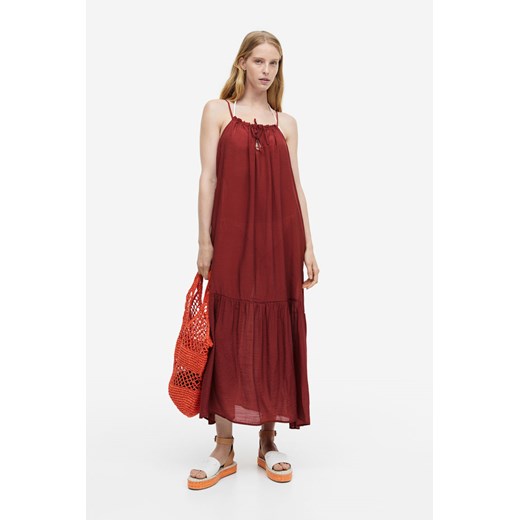 H & M - Sukienka plażowa bez rękawów - Czerwony H & M S H&M