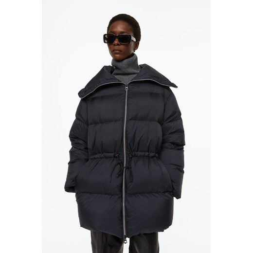 H & M - Puchowa kurtka puffer oversize - Czarny H & M S H&M