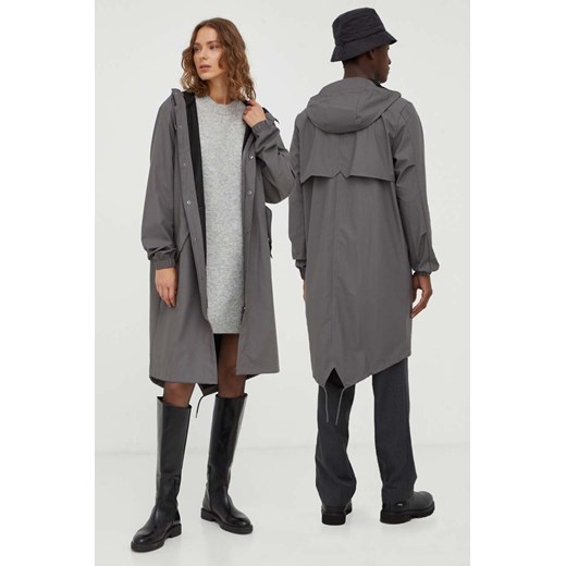 Rains kurtka przeciwdeszczowa 18140 Jackets kolor szary przejściowa ze sklepu ANSWEAR.com w kategorii Kurtki męskie - zdjęcie 164427033