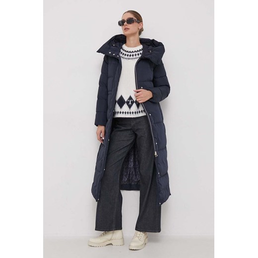 Tommy Hilfiger sweter z domieszką wełny damski kolor biały ciepły Tommy Hilfiger XS ANSWEAR.com