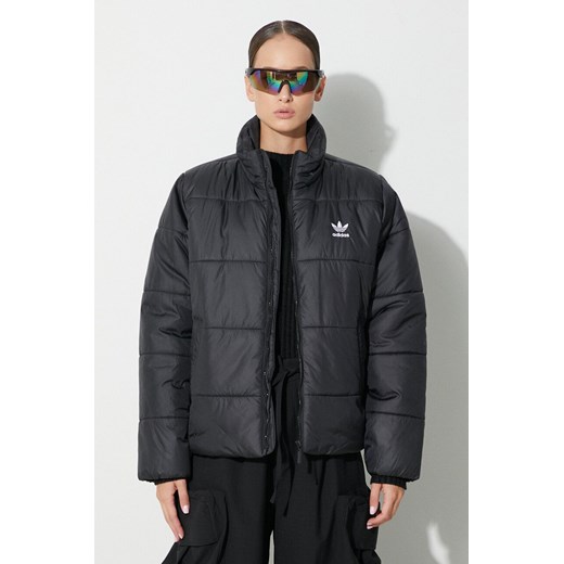 adidas Originals kurtka Adicolor Puffer II8455 damska kolor czarny zimowa ze sklepu PRM w kategorii Kurtki damskie - zdjęcie 164429130