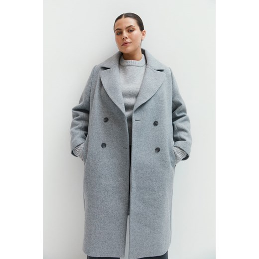 H & M - Dwurzędowy płaszcz - Szary H & M XS H&M