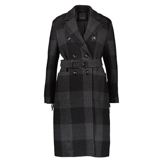 Pinko Wełniany płaszcz w kolorze czarnym ze sklepu Limango Polska w kategorii Płaszcze damskie - zdjęcie 164444713