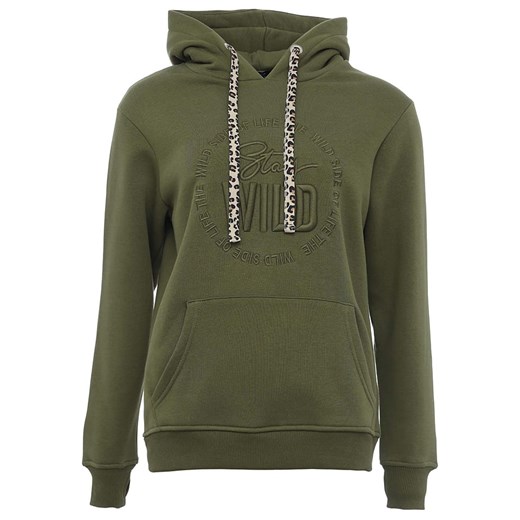 Zwillingsherz Bluza &quot;Nelina&quot; w kolorze khaki ze sklepu Limango Polska w kategorii Bluzy damskie - zdjęcie 164445743