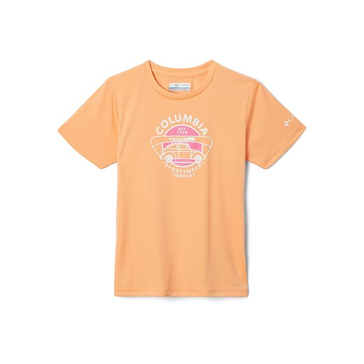 Columbia Koszulka funkcyjna &quot;Mirror Creek&quot; w kolorze brzoskwiniowym ze sklepu Limango Polska w kategorii Bluzki dziewczęce - zdjęcie 164448713
