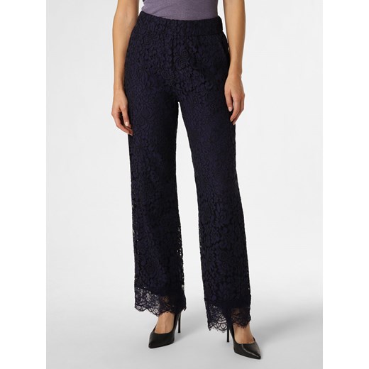 mbyM Spodnie Kobiety Bawełna lila wypukły wzór tkaniny ze sklepu vangraaf w kategorii Spodnie damskie - zdjęcie 164454743