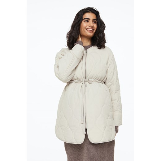 H & M - MAMA Pikowana kurtka - Brązowy H & M XXL H&M