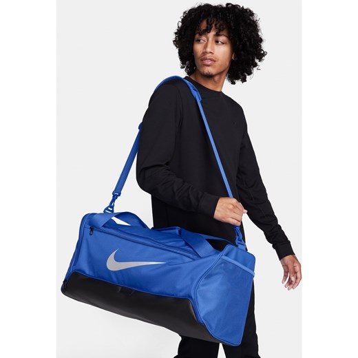 Torba treningowa Nike Brasilia 9.5 (rozmiar M, 60 l) - Niebieski ze sklepu Nike poland w kategorii Torby sportowe - zdjęcie 164457873
