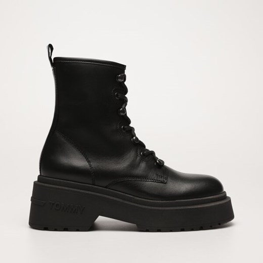 TOMMY HILFIGER TJW LACE UP BOOT CHUNKY ze sklepu Symbiosis w kategorii Workery damskie - zdjęcie 164461540