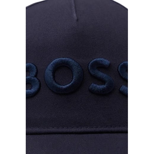 Czapka dziecięca Boss Kidswear granatowa bawełniana 