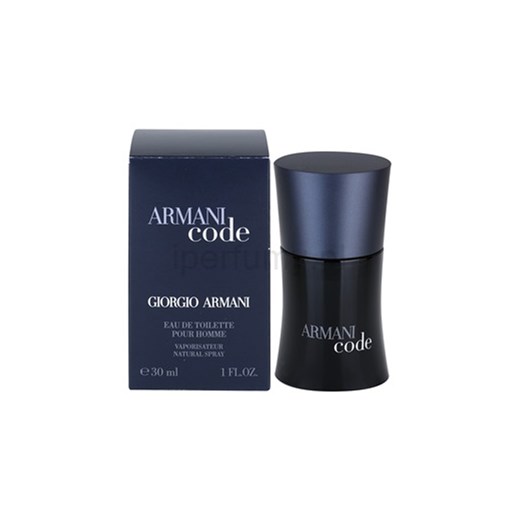 Armani Code woda toaletowa dla mężczyzn 30 ml  + do każdego zamówienia upominek. iperfumy-pl czarny męskie