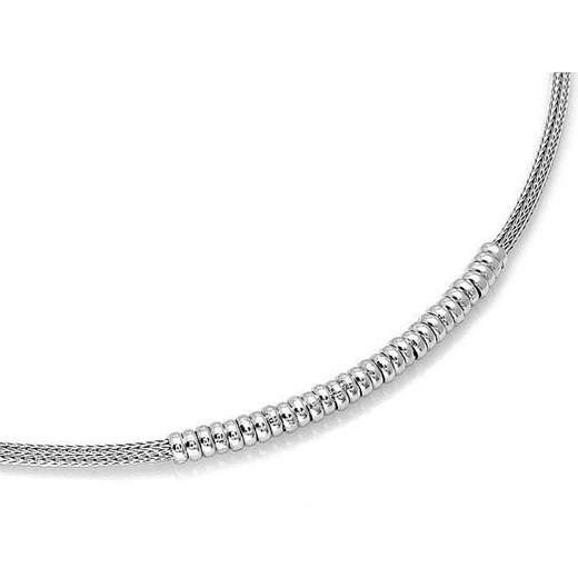 srebrny naszyjnik 925 okrągły łańcuszek z koluszkami 45 cm Lovrin LOVRIN