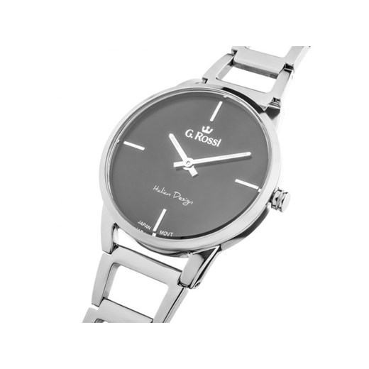 srebrny zegarek damski mechanizm kwarcowy Lovrin LOVRIN