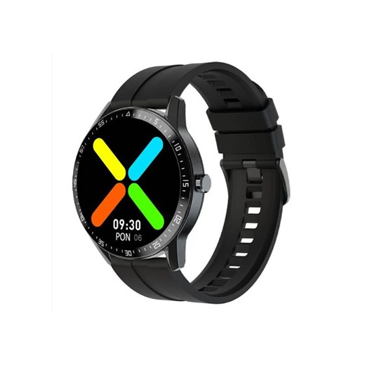 czarny zegarek smartwatch wielofunkcyjny sportowy na prezent Lovrin LOVRIN