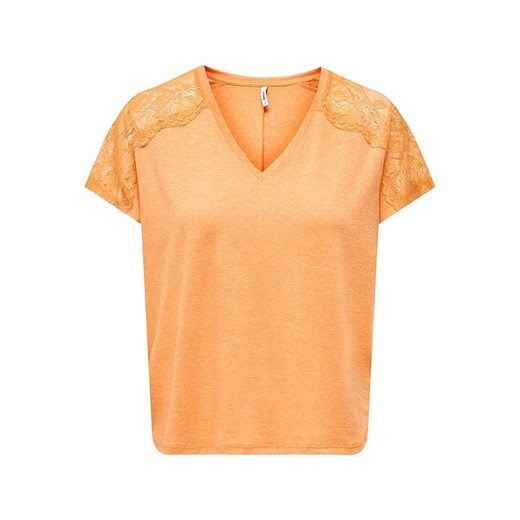ONLY Koszulka &quot;Augusta&quot; w kolorze pomarańczowym ze sklepu Limango Polska w kategorii Bluzki damskie - zdjęcie 164496291