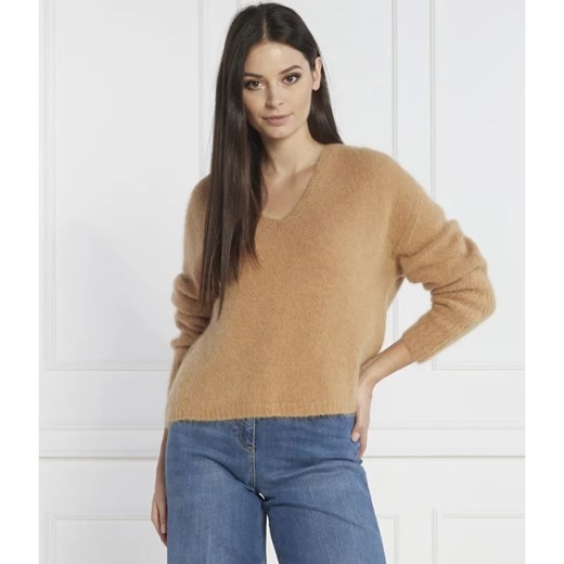 Marella Wełniany sweter AMEDEA | Loose fit ze sklepu Gomez Fashion Store w kategorii Swetry damskie - zdjęcie 164497344