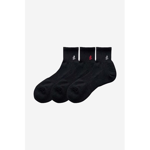 Gramicci skarpetki 3-pack Basic Short Socks męskie kolor czarny SX.M03-black ze sklepu ANSWEAR.com w kategorii Skarpetki męskie - zdjęcie 164499942