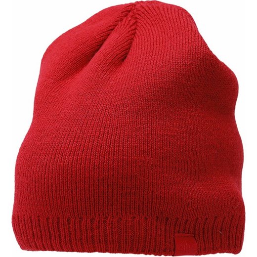 Czerwona czapka zimowa męska 4F 