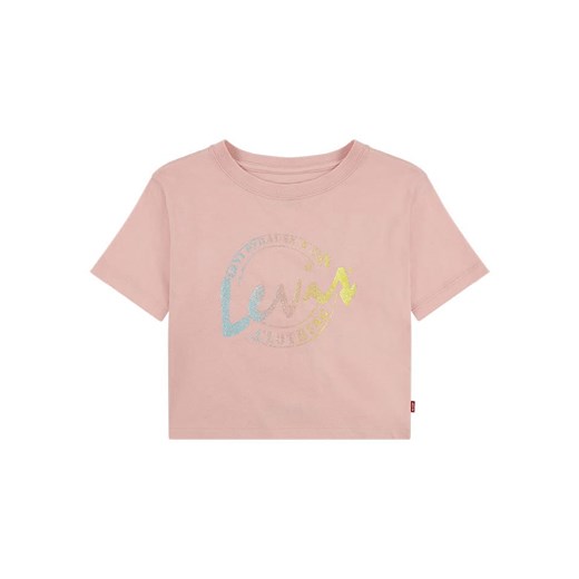 Levi&apos;s Kids Koszulka w kolorze jasnoróżowym ze sklepu Limango Polska w kategorii Bluzki dziewczęce - zdjęcie 164504343